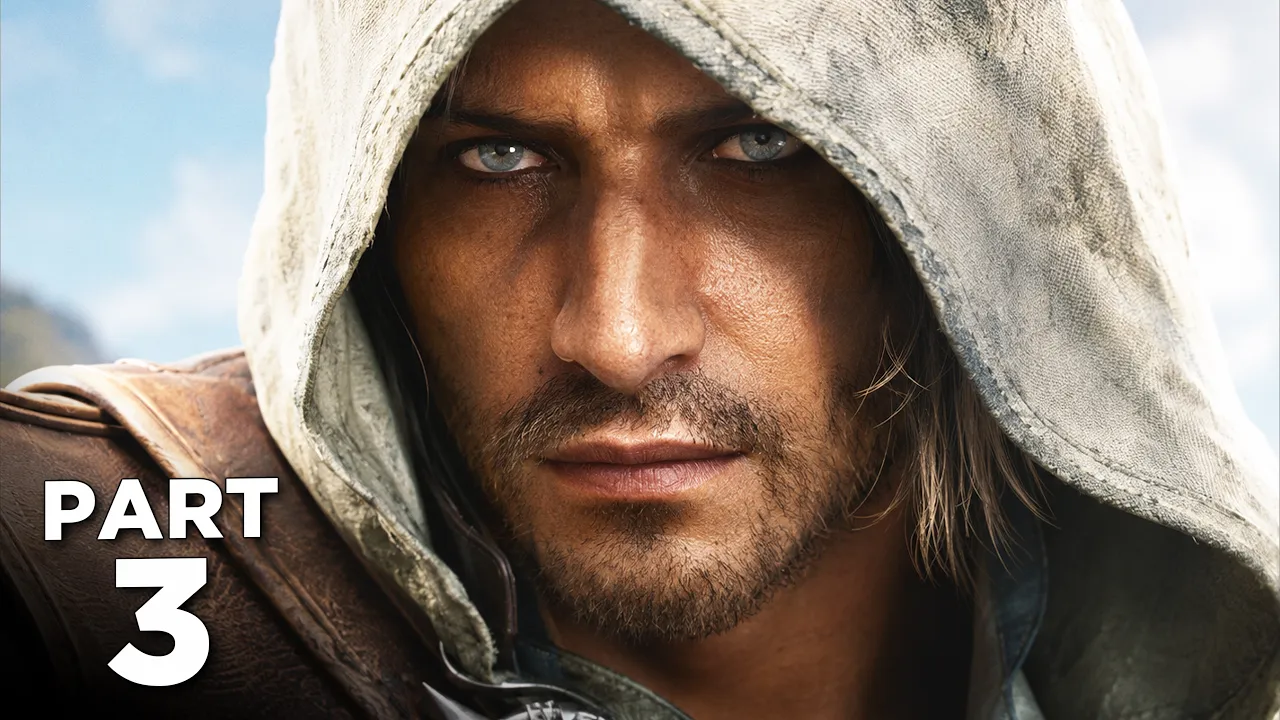 ASSASSIN'S CREED BLACK FLAG RESYNCED Walkthrough Gameplay Part 3 - EDWARD KENWAY (FULL GAME)