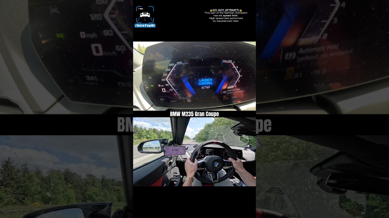 @BMWM235 Gran Coupe 0-200 LAUNCH CONTROL