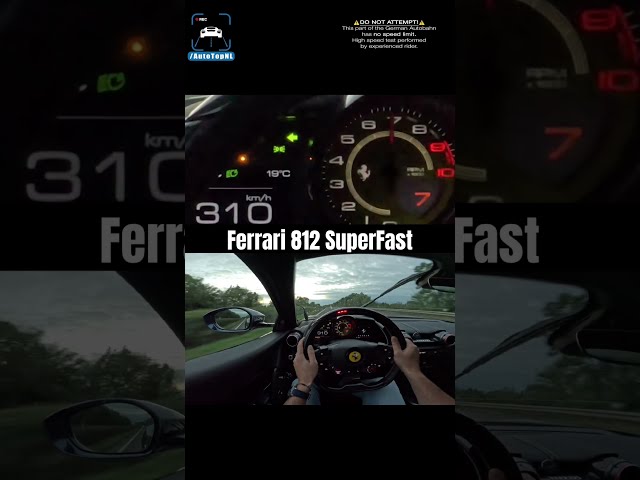 @Ferrari 812 SuperFast // 334KMH on AUTOBAHN
