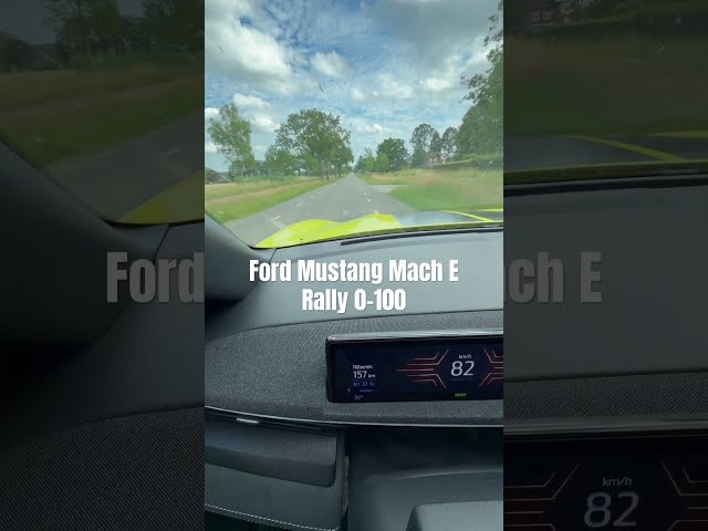 @ford Mustang Mach E Rally // 0-100