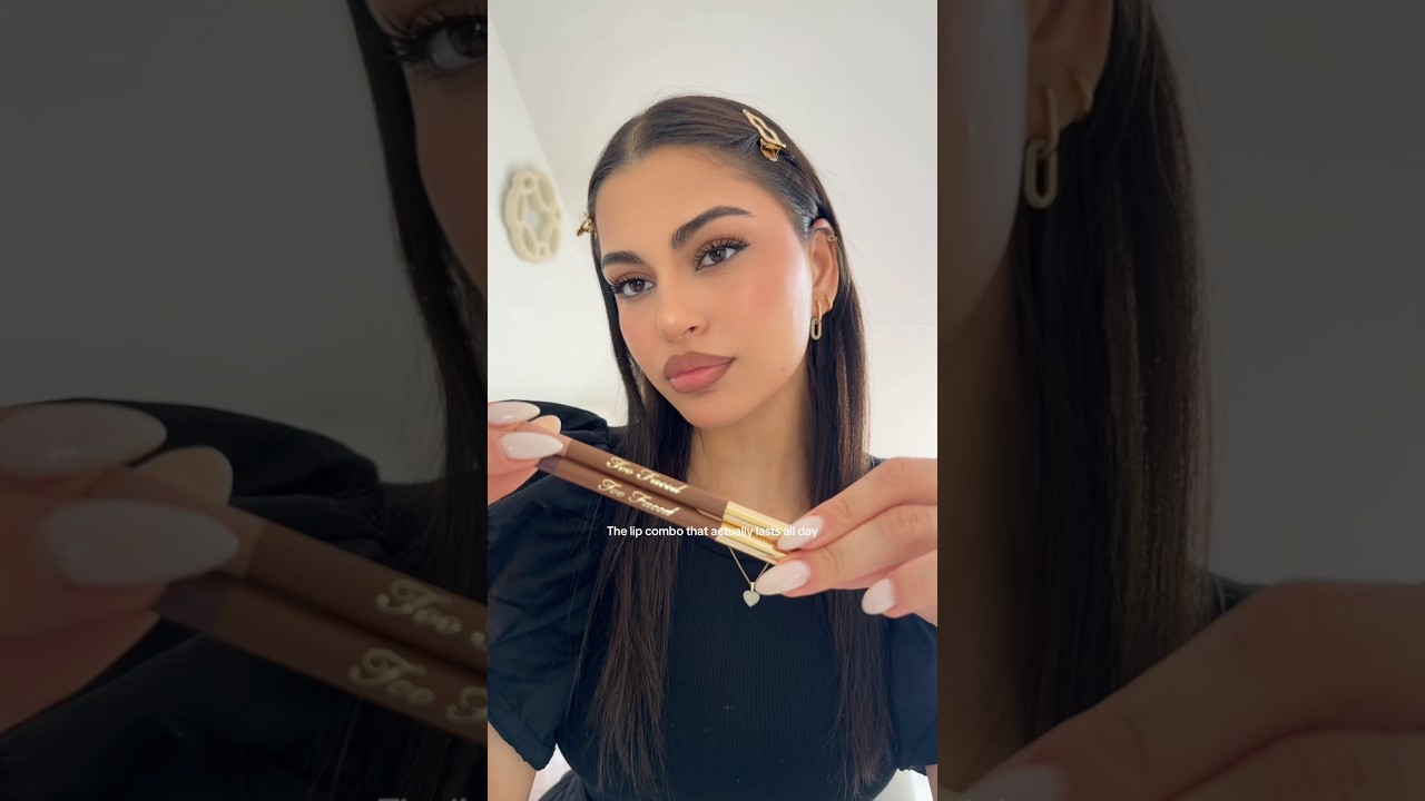 @toofaced  chocolate lava & milk chocolate lipliners + milk chocolate ￼matte blurring bronzer 🤎