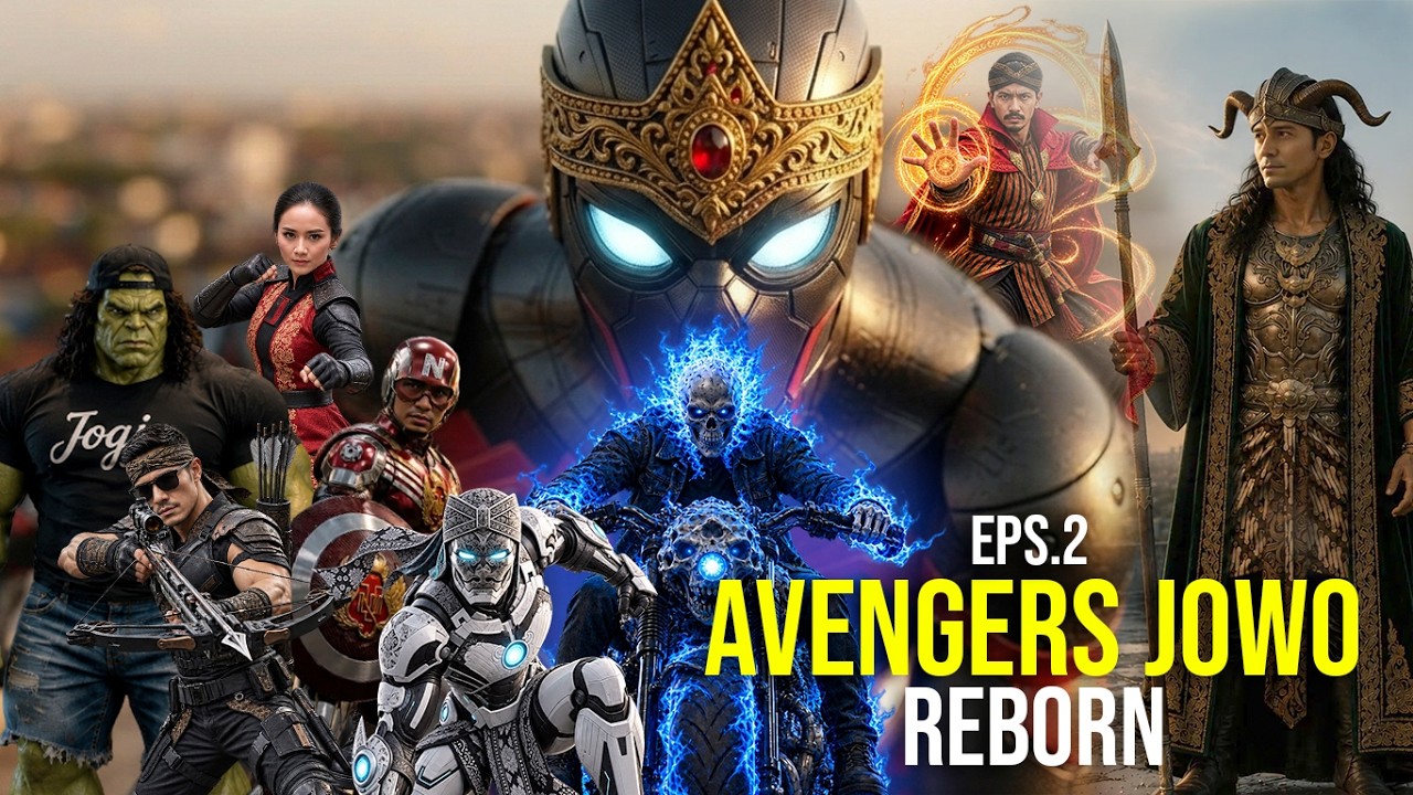 AVENGERS JOWO Reborn Eps.2 (Film AI Parody Komedi Aksi) by AntVideograph