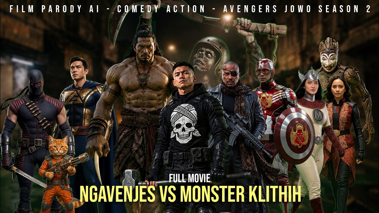 Avengers Jowo Season 2 | NGAVENJES vs Monster Klithih - full movie (Film AI Parody)