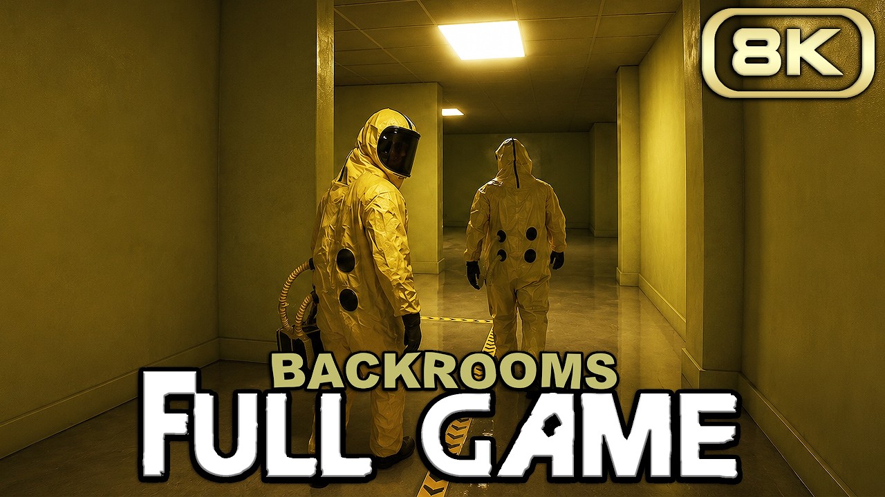 BACKROOMS Gameplay Walkthrough FULL GAME (8K 60FPS) No Commentary