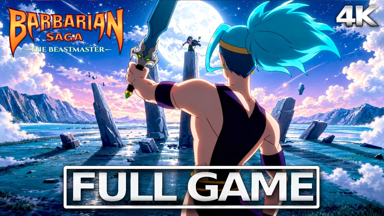 BARBARIAN SAGA: THE BEASTMASTER Full Gameplay Walkthrough / No Commentary【FULL GAME】4K 60FPS