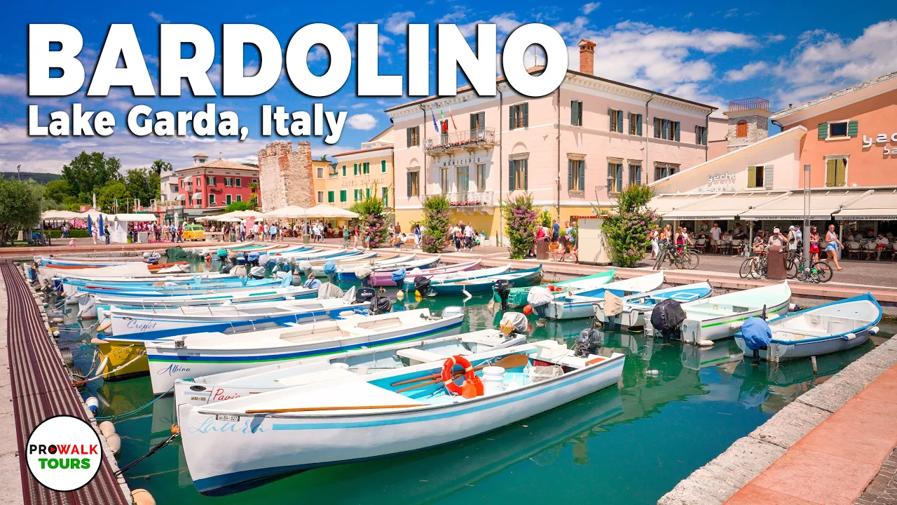Bardolino, Italy 🇮🇹 Lake Garda Wine Festival 4K HDR Walking Tour