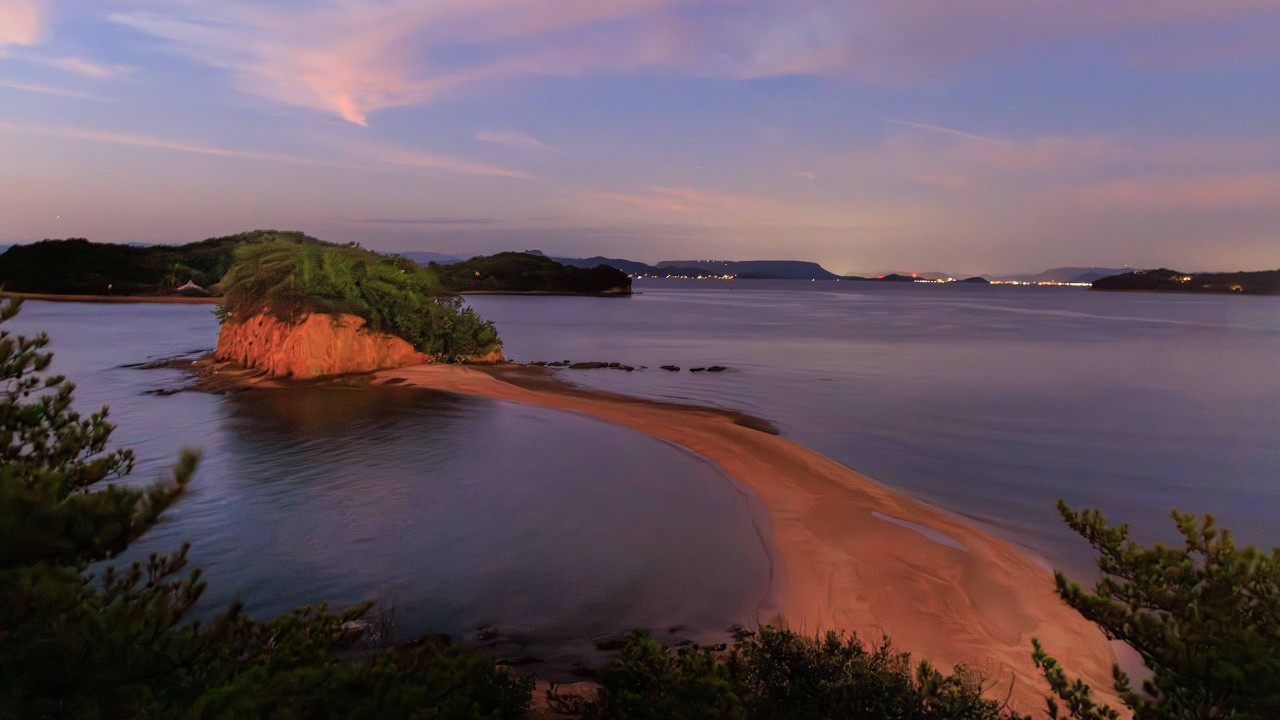 Beach Walk across Angel Road | Shodoshima, Japan
