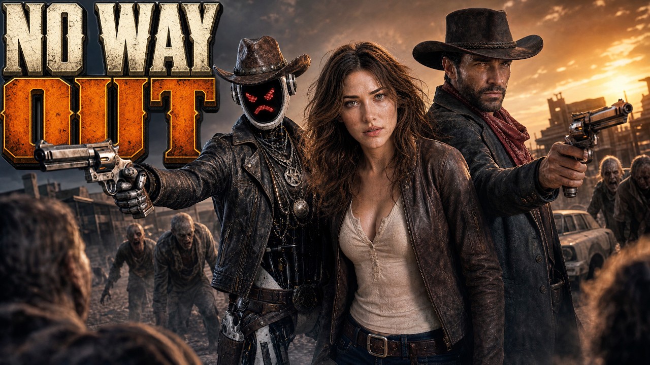 BEFORE NIGHTFALL | A Man and His Robot Save a Woman From Zombies | Sci-Fi Zombie Film