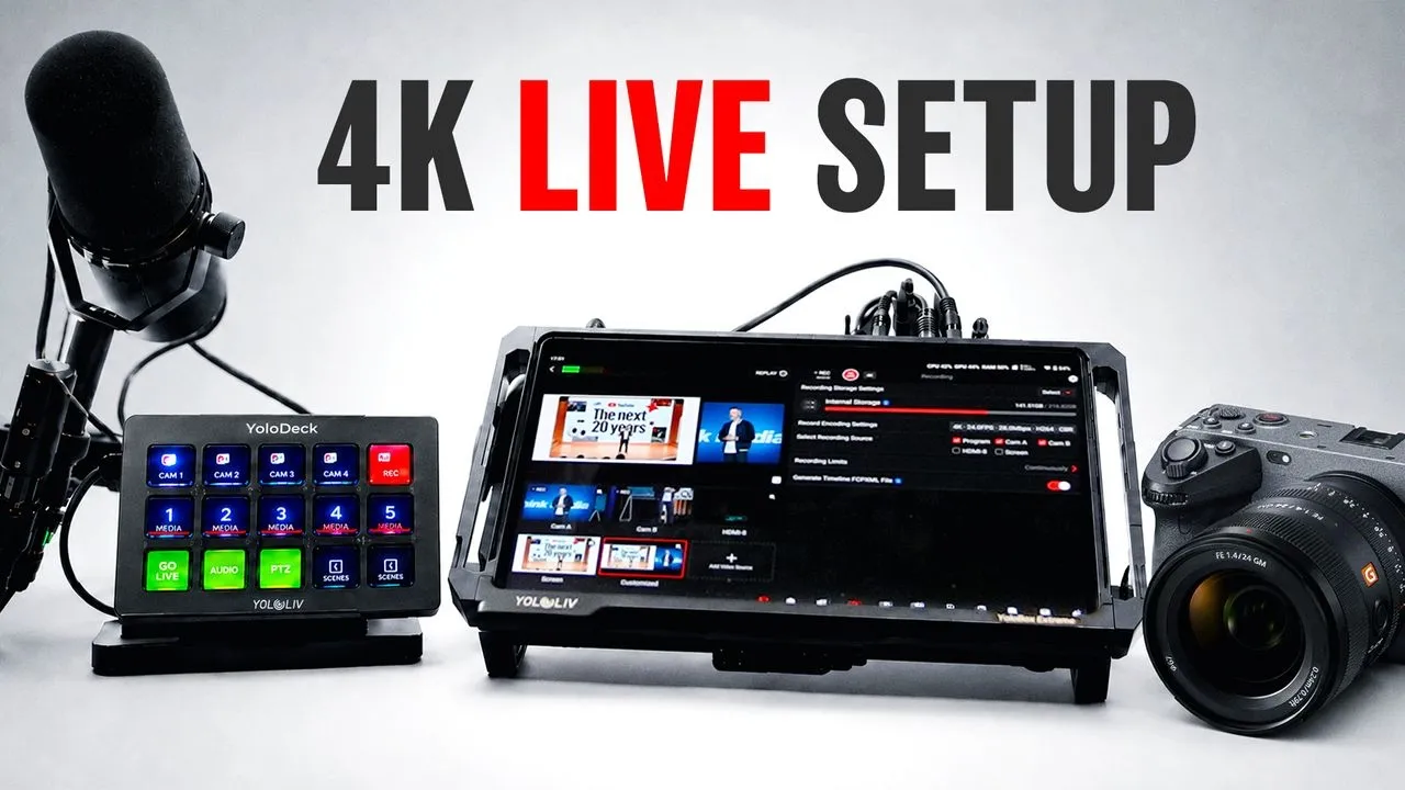 Best 4K Multicam Setup for Live Events! (Full Gear Breakdown)