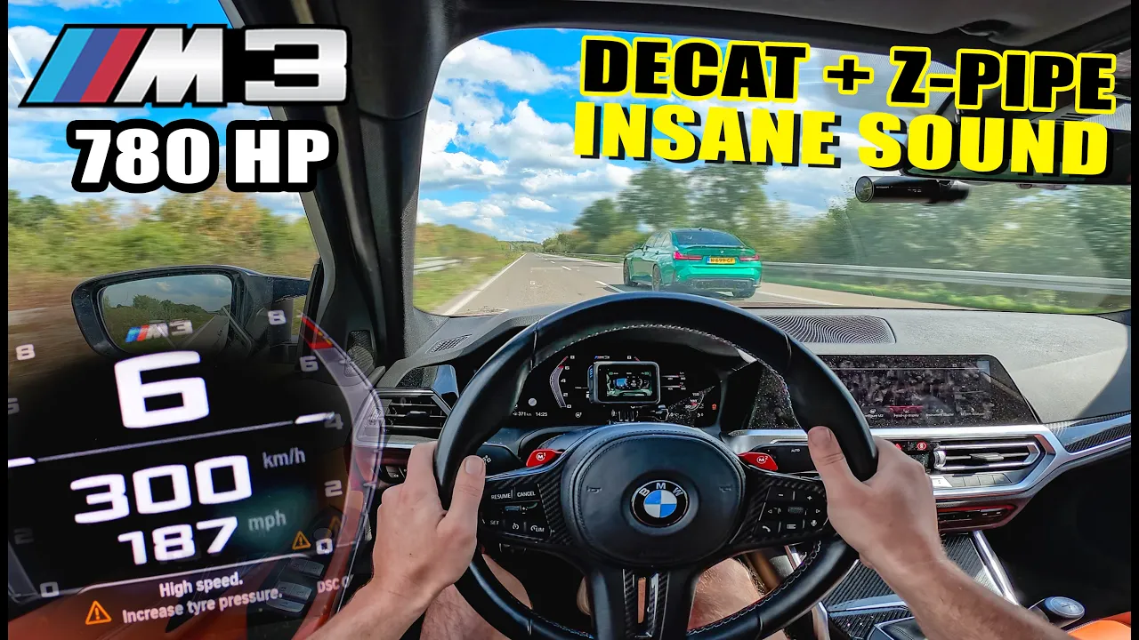 BEST SOUNDING M3 G80 in the WORLD meets M3 G80 on AUTOBAHN!