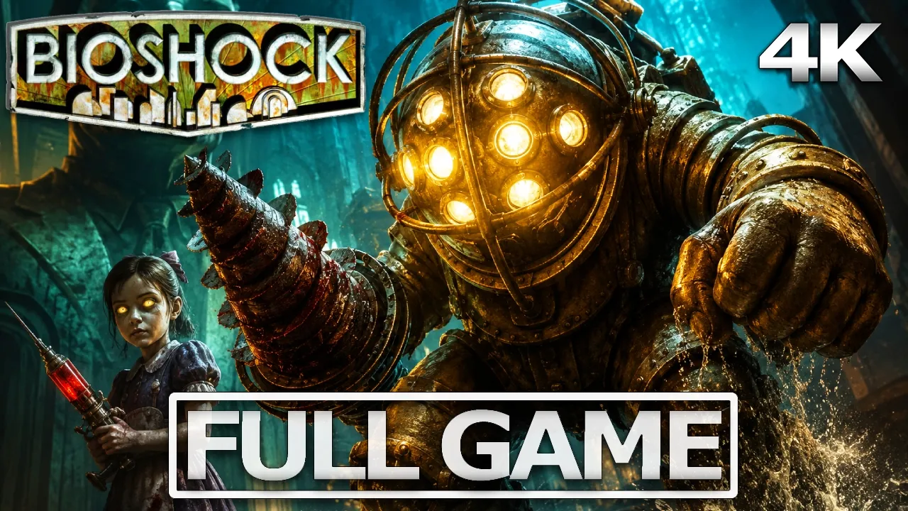 BIOSHOCK Full Gameplay Walkthrough / No Commentary 【FULL GAME】4K 60FPS Ultra HD