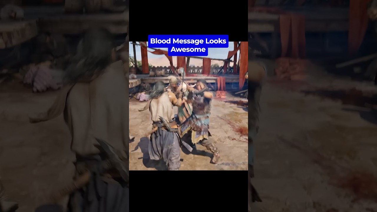 Blood Message = Take my Money