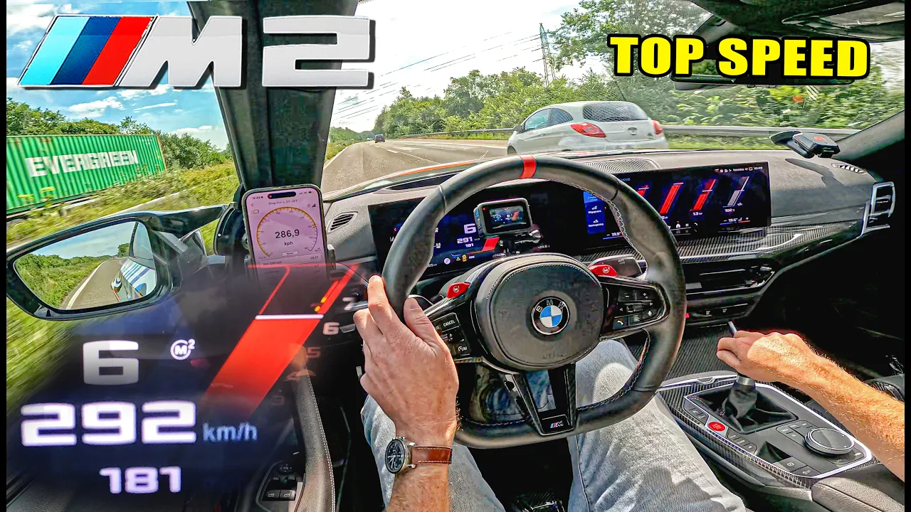 BMW M2 G87 LCI Manual // TOP SPEED on AUTOBAHN