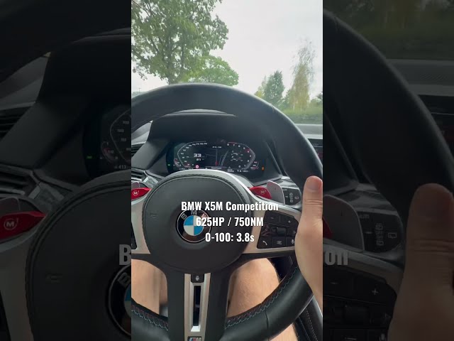 BMW X5M Competition 625HP // 0-100 LAUNCH CONTROL 🏁
