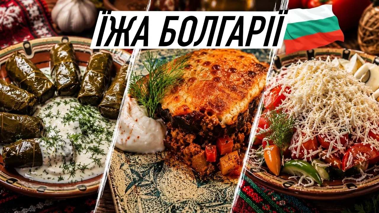 БОЛГАРСЬКА КУХНЯ: ЙОГУРТ У ВСЬОМУ, НАВІТЬ ТАМ, ДЕ НЕ ЧЕКАЄШ | Їжа світу