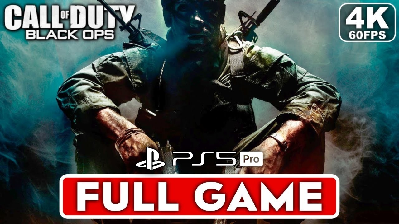 CALL OF DUTY BLACK OPS PS5 Gameplay Walkthrough Campaign FULL GAME [4K 60FPS] - No Commentary