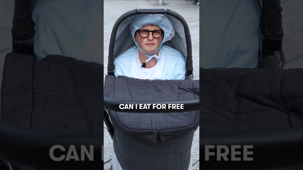 can i eat for free dressed as a baby?