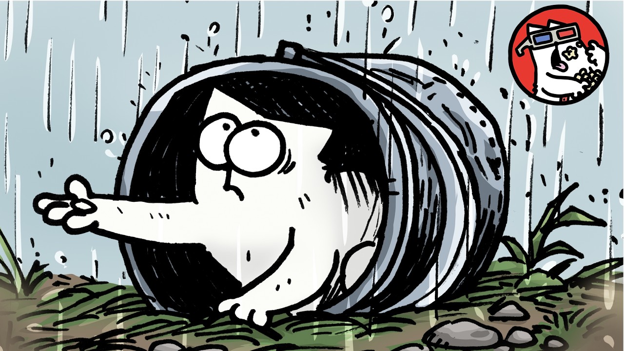 Cats in the Rain | Classic Episodes | Simon's Cat Extra