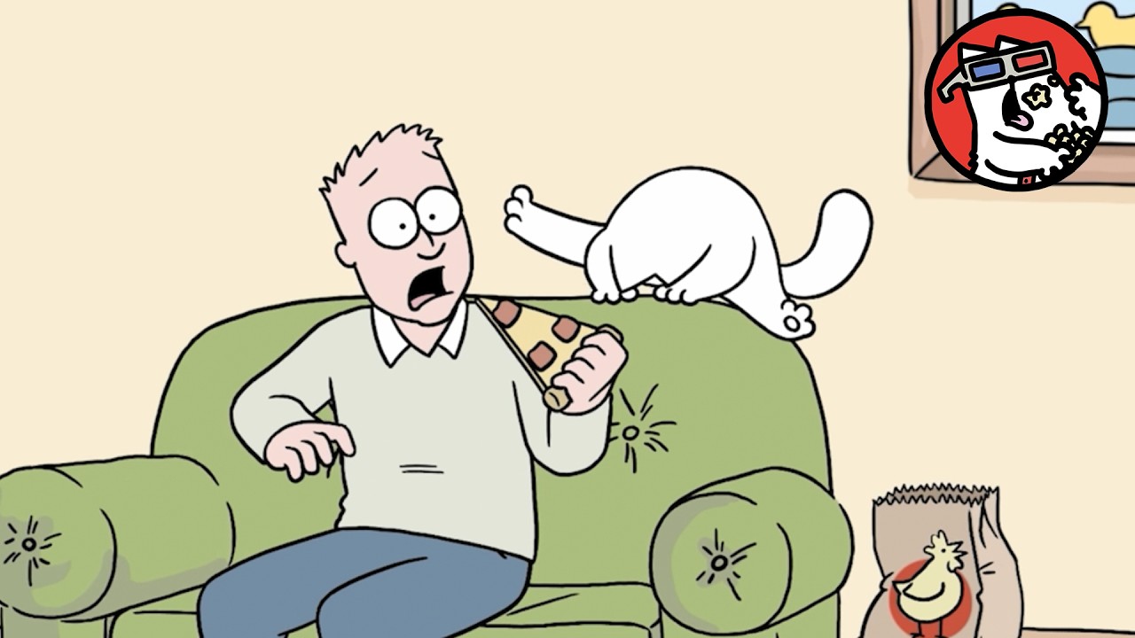Cats on the Couch | Colour Episodes | Simon's Cat Extra