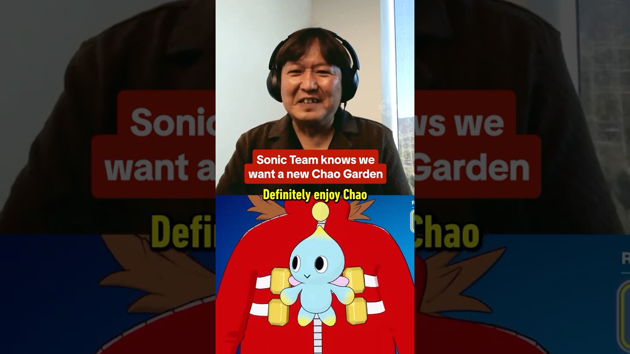 Chao Garden in 2026? Not yet, but Iizuka-san wants you to get a Chao in Fortnite! #sonic #fortnite