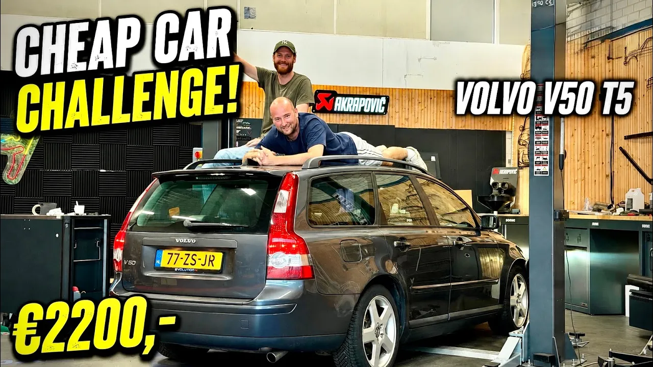 CHEAP CAR CHALLENGE IS BACK!! - WE BOUGHT A VOLVO V50 T5 for €2200