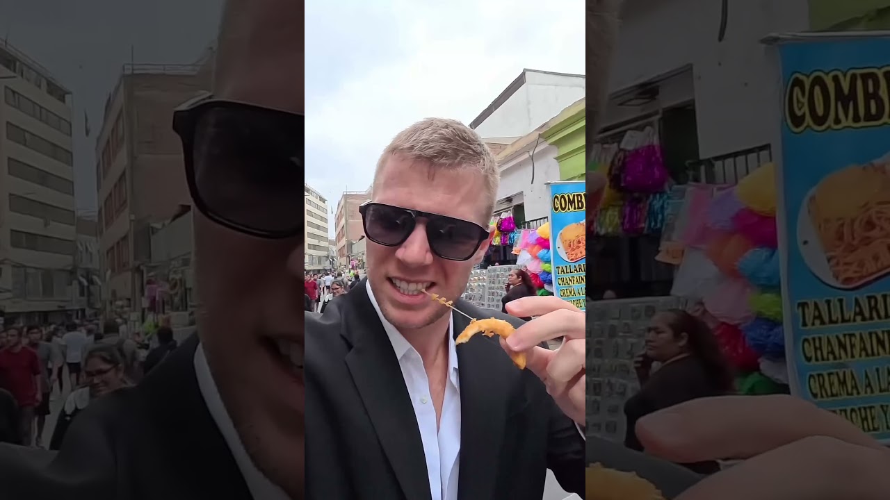 Chewy Calamari in Peruvian market! 🇵🇪