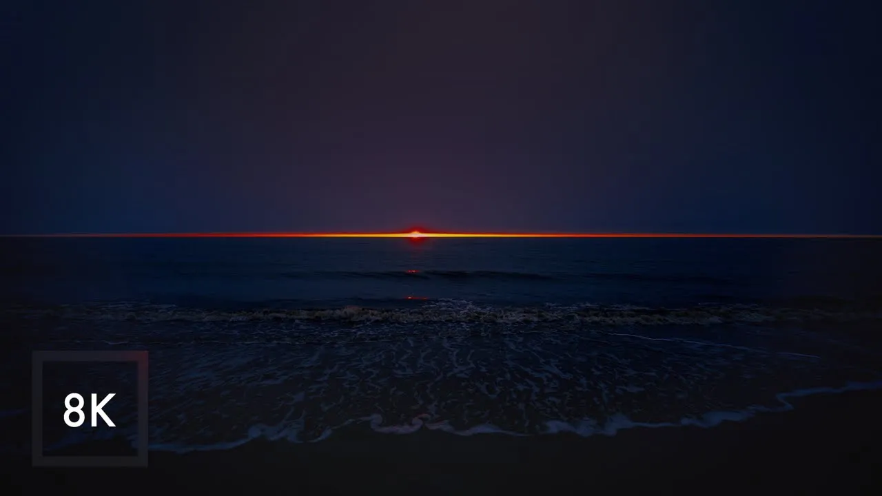 Chill Sunrise Ocean Walk | St. Simons Island Georgia 8K HDR Beach Ambience ASMR