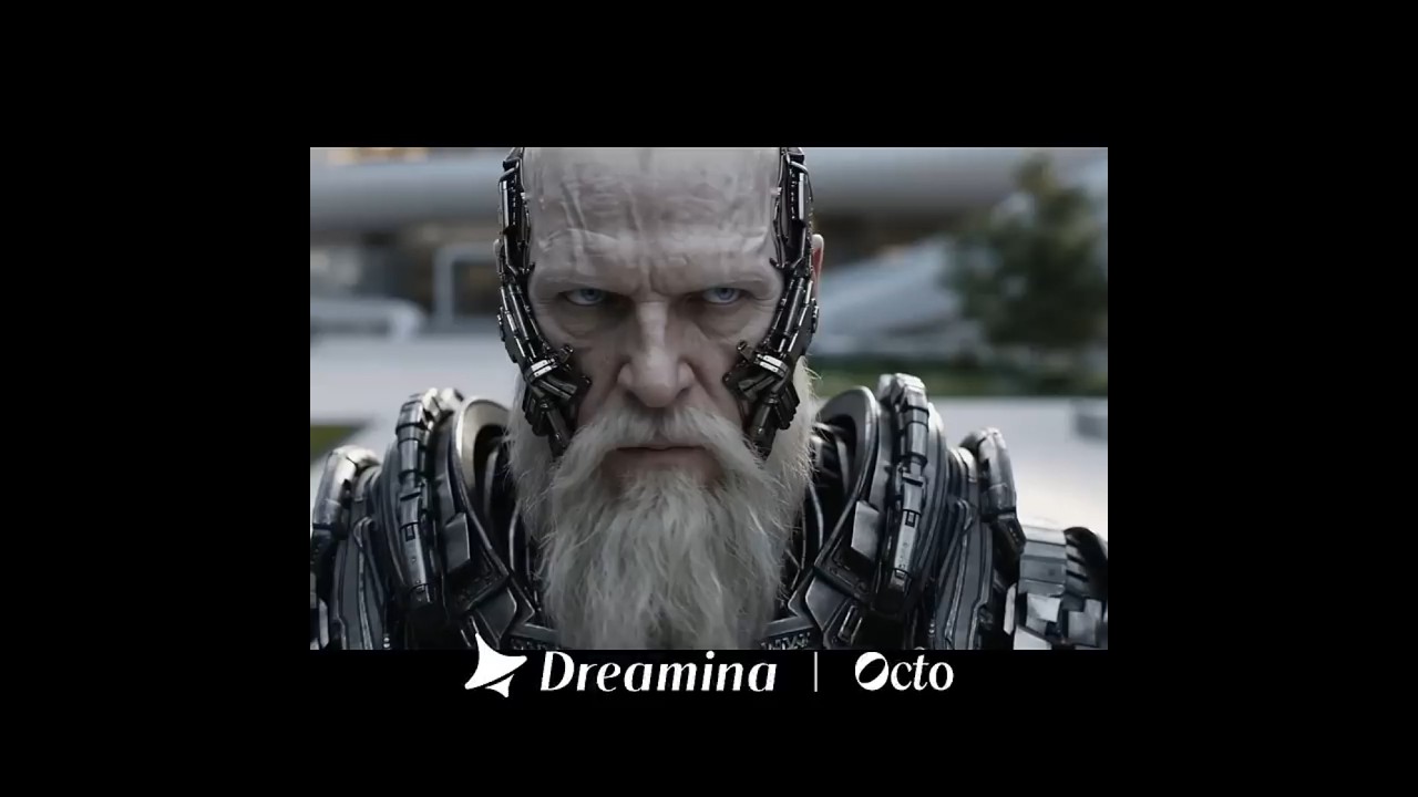 CLASH OF the CYBORG TITANS - Cyborg Thor meets giant Egyptian god RA in a showdown. Sci-fi fantasy
