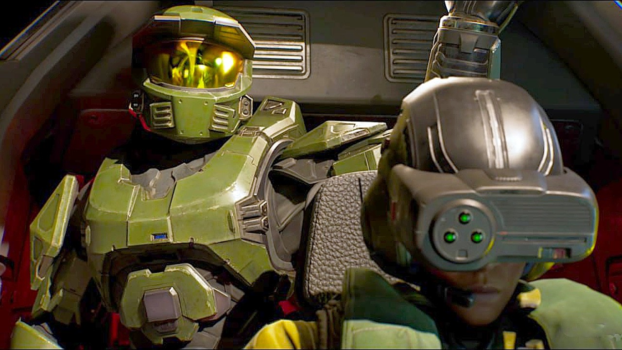 Cortana Embarrassed Master Chief Funny Scene - Halo Campaign Evolved