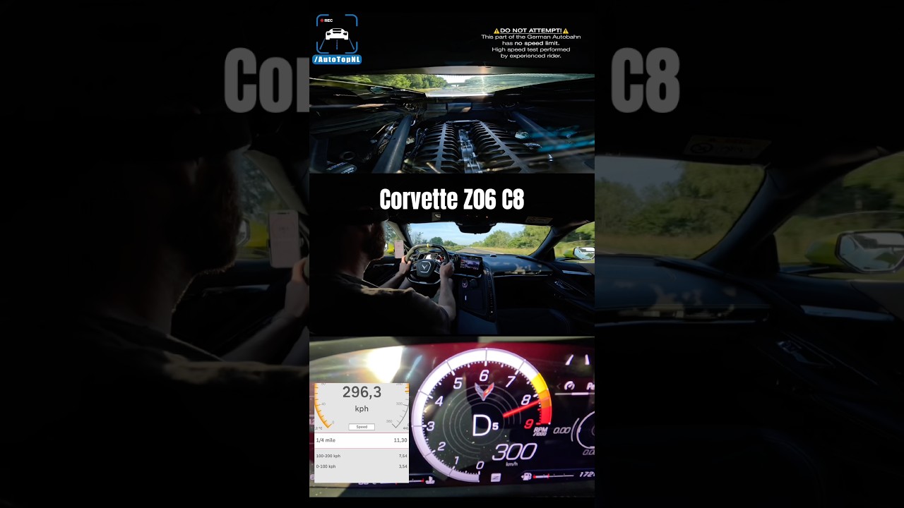 Corvette Z06 C8 // 0-300 LAUNCH CONTROL