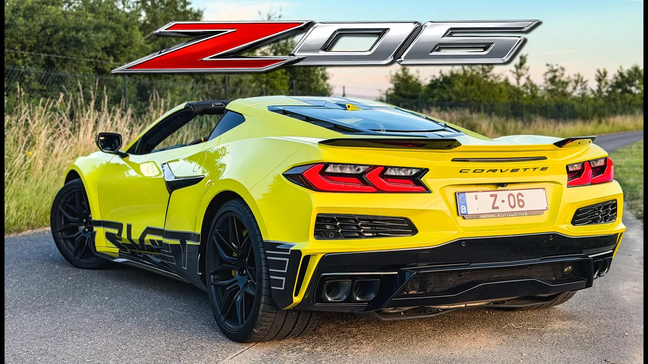 Corvette Z06 C8 // 313KMH REVIEW on AUTOBAHN