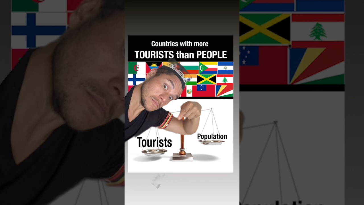 Countries with more tourists than people