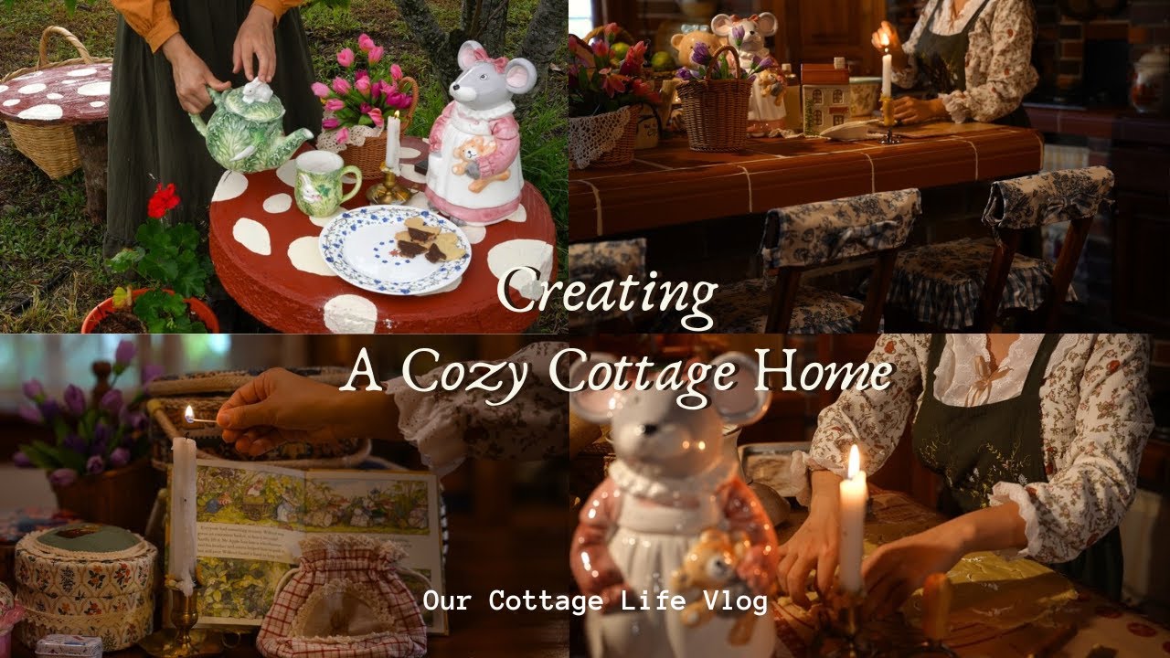 Creating a Cozy Cottage Home in The Countryside 🕯️🧺🫖