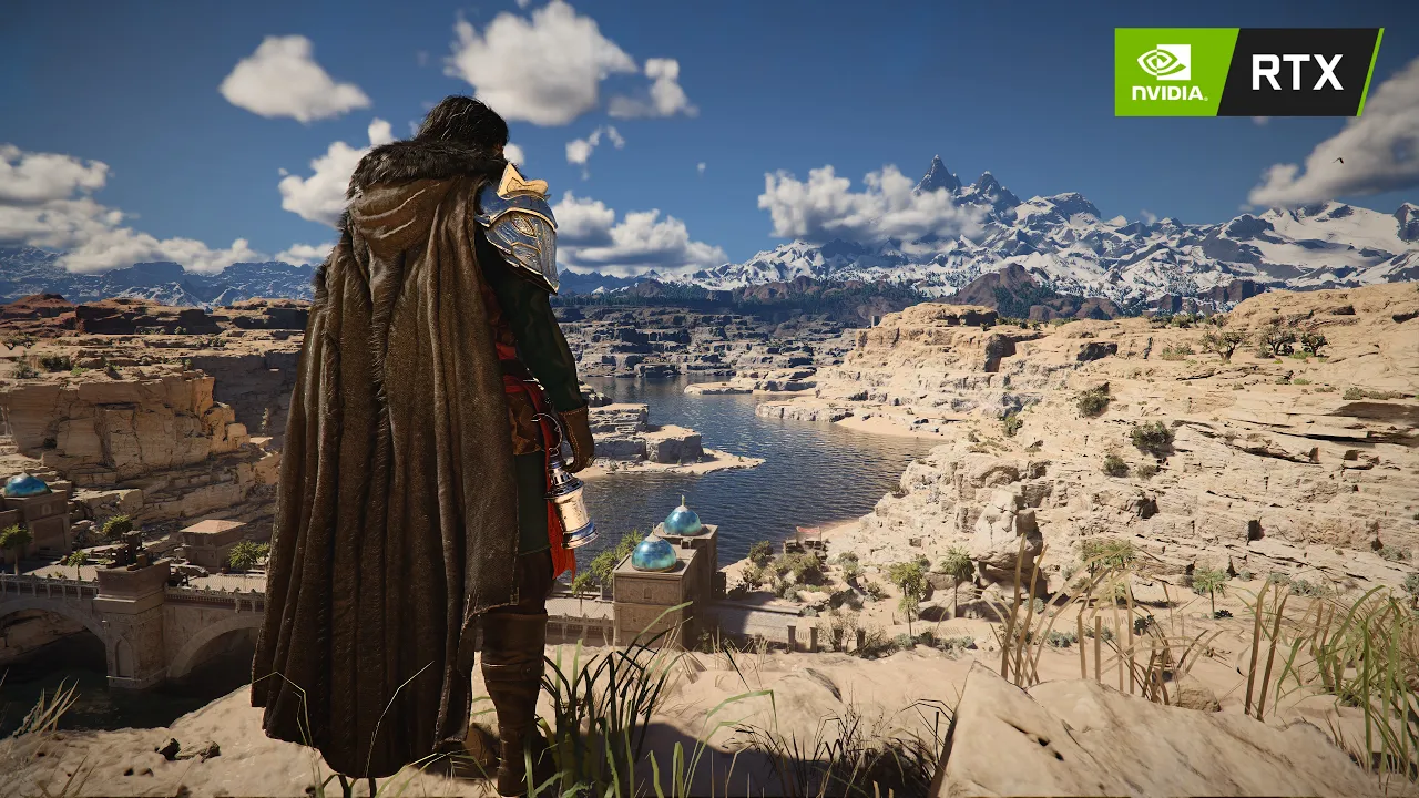 Crimson Desert | Scenic Ambient Walk Across the Entire Map | 4K Max Graphics