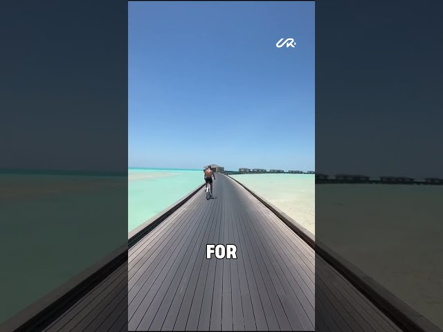 Cristiano riding free! 🚴‍♂️