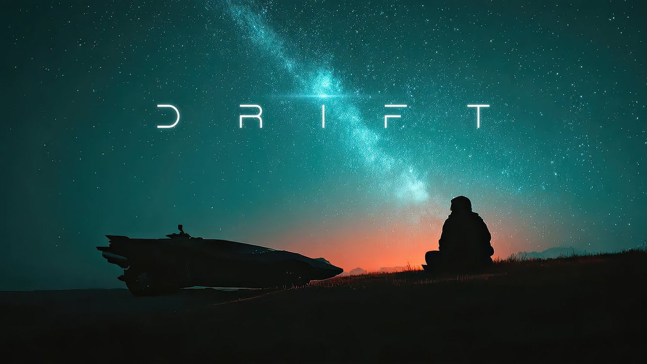 D r i f t : Futuristic Sci Fi Escape | Space Ambient • 2 Hours • Sleep • Study