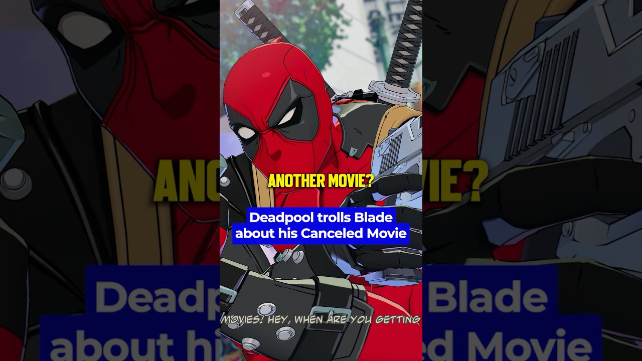 Deadpool trolls Blade about his Movie