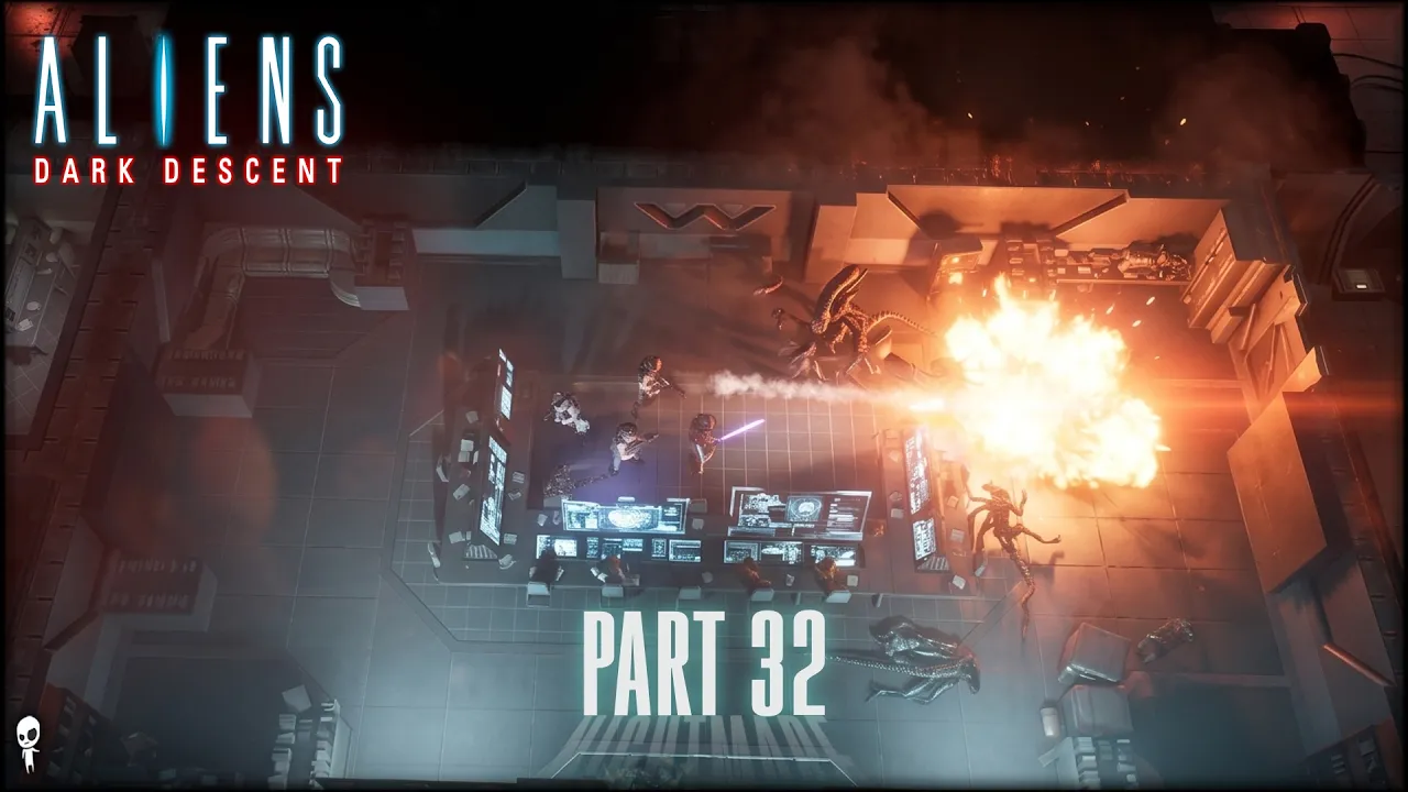 DEFEND THE OFFICE / Aliens: Dark Descent // Nightmare Mode // Part 32