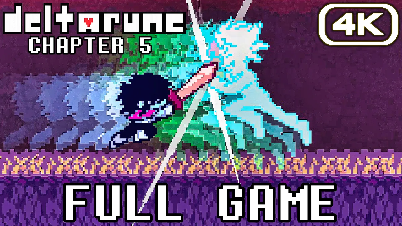 DELTARUNE CHAPTER 5 Gameplay Walkthrough FULL GAME (4K 60FPS) No Commentary