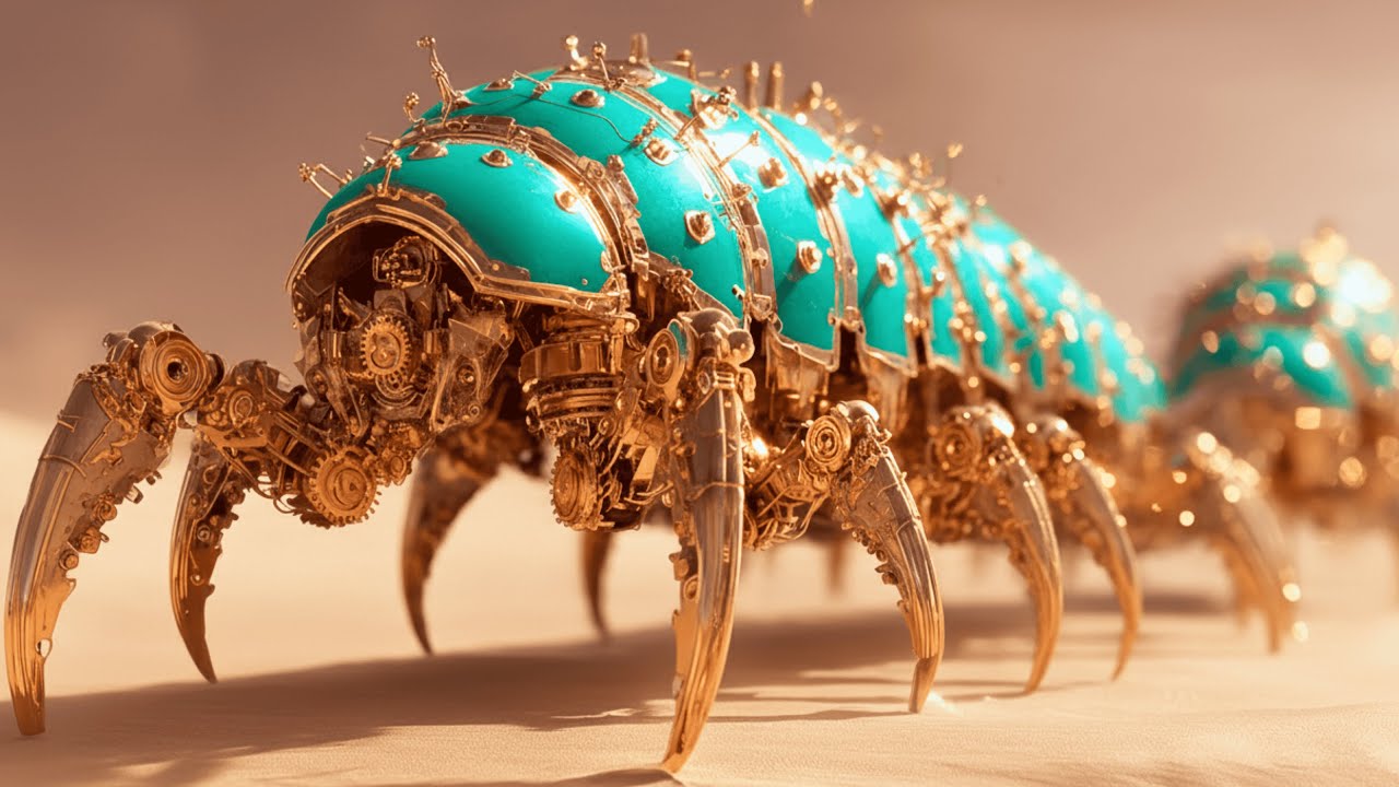 Desert Mech Animals | Surreal AI Art Video