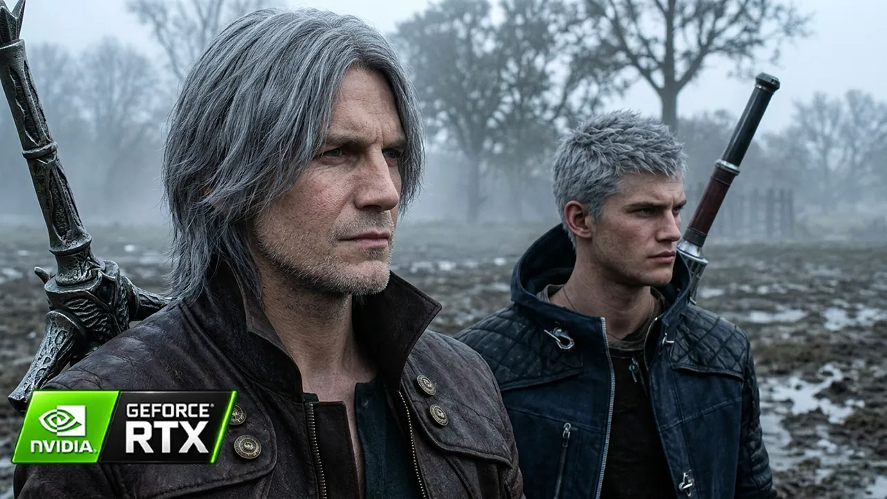 Devil May Cry 5 Looks INCREDIBLE with DOUBLE DLSS 5 | RTX 5090 32GB [4K DLAA]