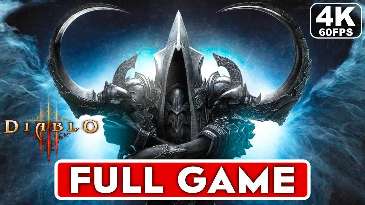 DIABLO 3 Gameplay Walkthrough FULL GAME [4K 60FPS PS5] - No Commentary