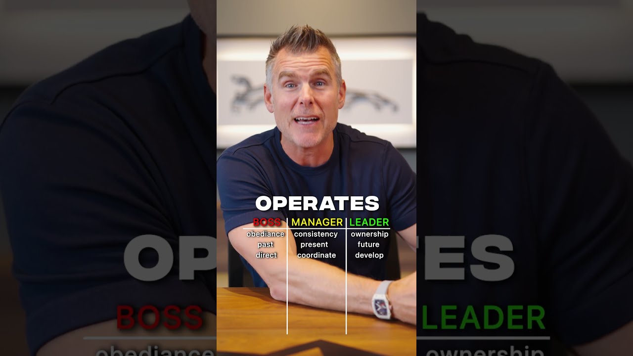 Difference between being a boss and being a leader