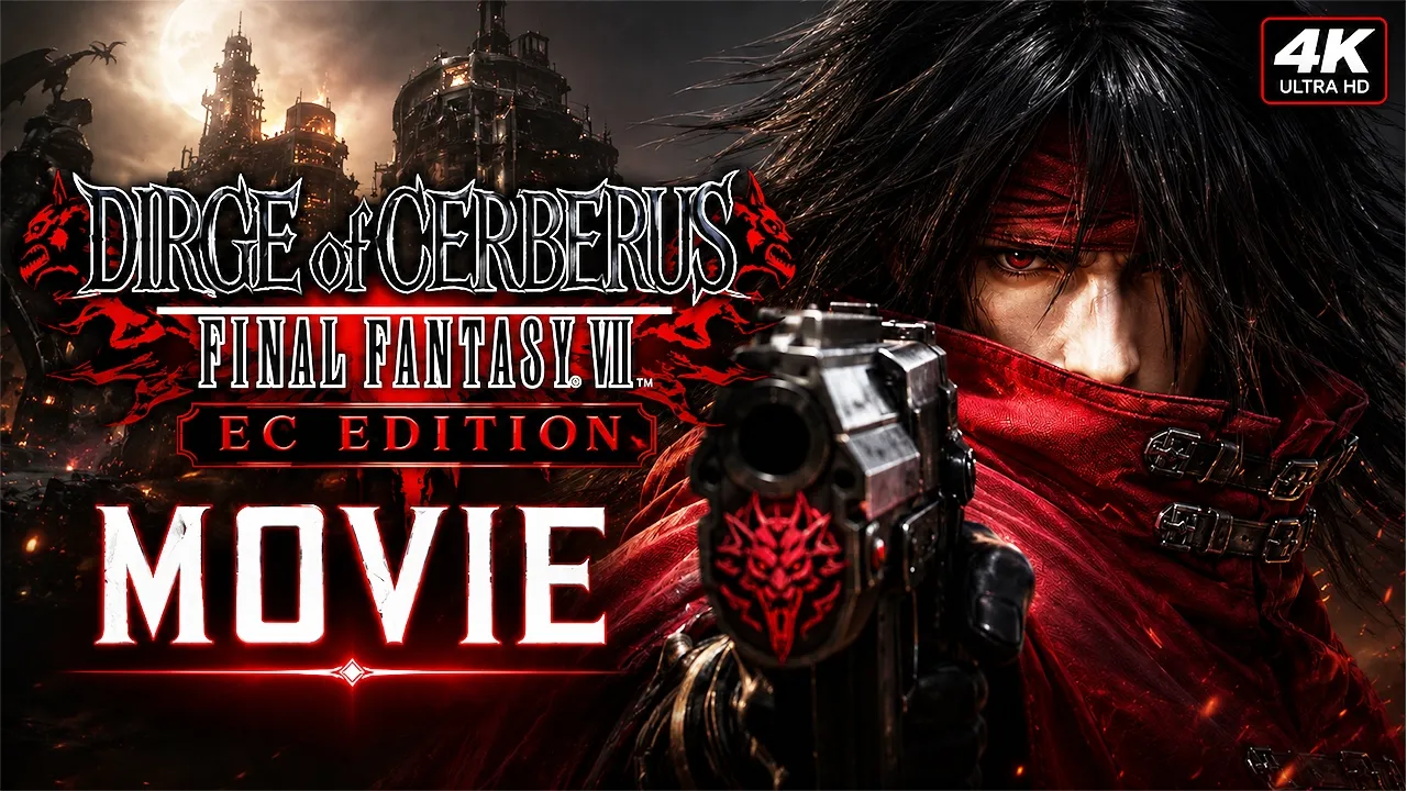 Dirge of Cerberus: Final Fantasy VII Ever Crisis All Cutscenes (Full Game Movie) 4K 60FPS