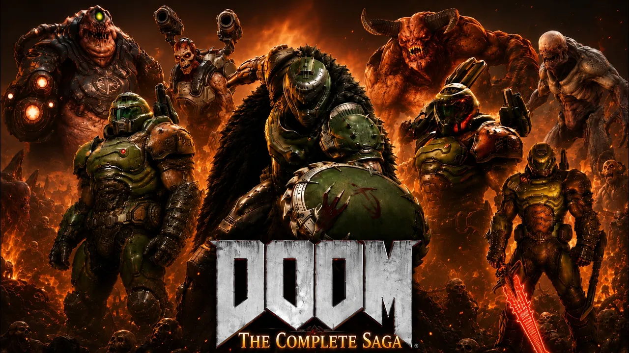 DOOM The Complete Saga (2016, Eternal, The Ancient Gods, Dark Ages, Revelations) 4K Ultra HD
