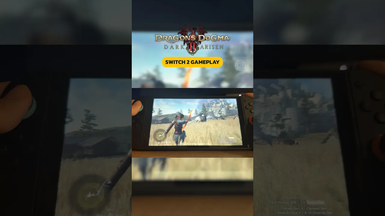 Dragon's Dogma 2 Dark Arisen Switch 2 Boss Fight (Over The Shoulder Gameplay)