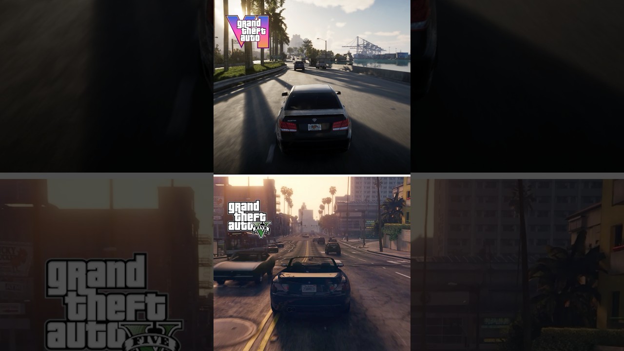 Driving at Dusk in GTA 6 vs GTA 5
