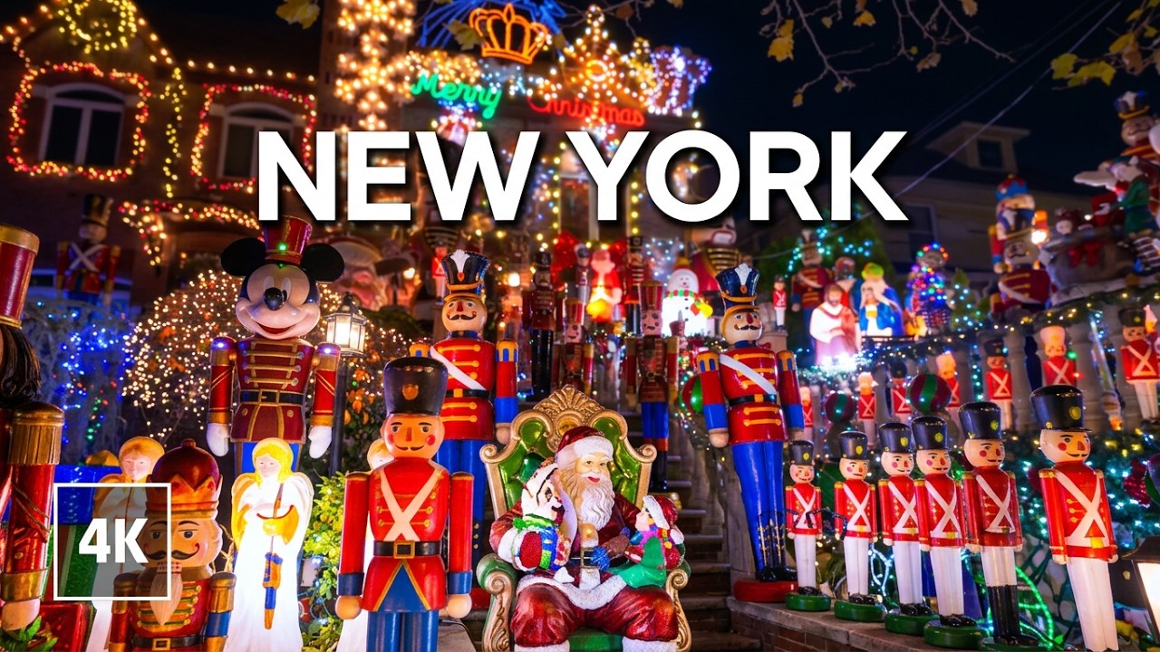 Dyker Heights Christmas Lights in Brooklyn New York Christmas