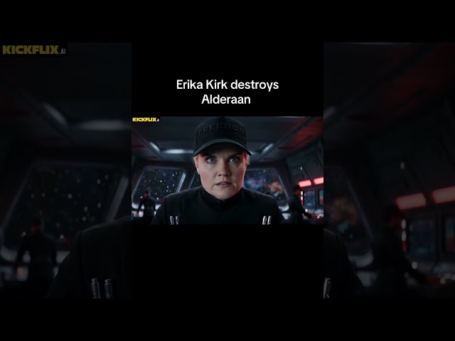 Erika Kirk destroys Alderaan