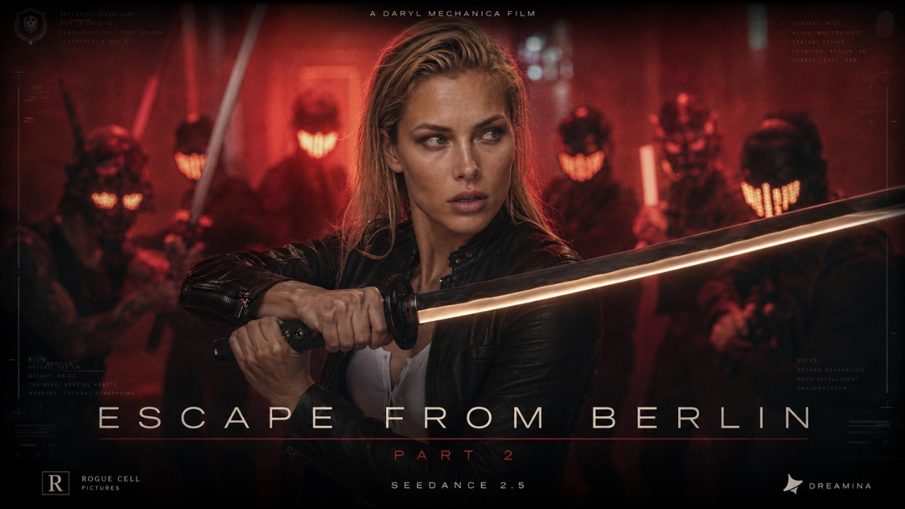 Escape From Berlin Part 2 | $50K Hybrid AI Film Sneak Peek